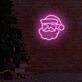 Santa Face LED Neon Sign