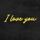 I Love You Neon Sign