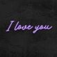I Love You Neon Sign