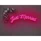 Just Married Arch Neon Sign