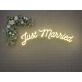 Just Married Arch Neon Sign