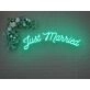 Just Married Arch Neon Sign