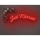 Just Married Arch Neon Sign
