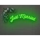 Just Married Arch Neon Sign