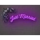 Just Married Arch Neon Sign