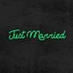 Just Married Neon Sign