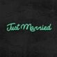 Just Married Neon Sign