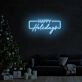 Happy Holiday LED Sign