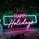 Happy Holiday LED Sign