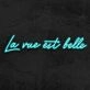 La Vue Est Belle Neon Sign