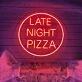 Late Night Pizza Neon Sign