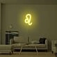 Leo Zodiac Neon Sign