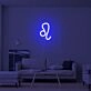 Leo Zodiac Neon Sign
