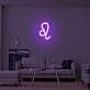 Leo Zodiac Neon Sign