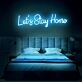 Lets Stay Home Neon Sign