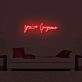 You're Gorgeous LED Neon Sign