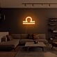 Libra Zodiac Neon Sign