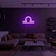 Libra Zodiac Neon Sign