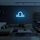 Libra Zodiac Neon Sign