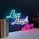 Live Laugh Love Neon Sign