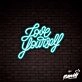 Love Yourself Lettering Neon Sign