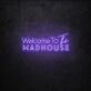 Welcome To The Madhouse LED Sign