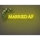 Married AF Neon Sign