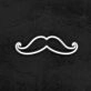 Mustache Neon Sign