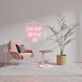 Never Grow Up Neon Sign