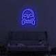 Skull LED Sign