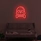 Skull LED Sign