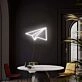 Paper Plane Neon Sign