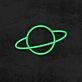 Planet Neon Sign