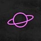 Planet Neon Sign