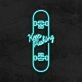Skate Neon Sign