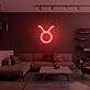 Taurus Zodiac Neon Sign
