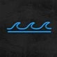 Waves Neon Sign