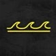 Waves Neon Sign