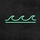 Waves Neon Sign