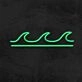 Waves Neon Sign