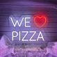 We Love Pizza Neon Sign