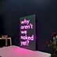 Why Are Not We Naked Yet Neon Sign