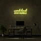 Work Hard Neon Sign