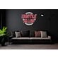 Hustle Hard Infinity Mirror Neon Sign