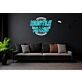 Hustle Hard Infinity Mirror Neon Sign