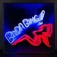 Bada Bing Infinity Mirror Neon Sign