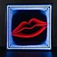 Lips Infinity Mirror Neon Sign