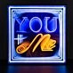 You Me Infinity Mirror Neon Sign