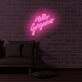 Hello beautiful LED neon sign