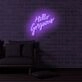 Hello beautiful LED neon sign